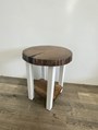 Cherry and epoxy End Table