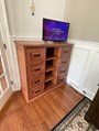 Oak Console Cabinet 