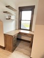 Corner Desk - Rustic Alder