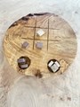 Wood slab game board . Different species available - $42 